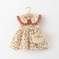 Load image into Gallery viewer, Baby Kid Girls Flower Print Dresses Wholesale 220330468
