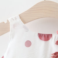 Load image into Gallery viewer, Baby Kid Girls Flower Polka dots Bow Print Dresses Wholesale 22033047
