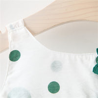 Load image into Gallery viewer, Baby Kid Girls Flower Polka dots Bow Print Dresses Wholesale 22033047
