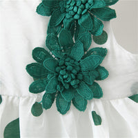 Load image into Gallery viewer, Baby Kid Girls Flower Polka dots Bow Print Dresses Wholesale 22033047
