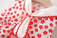 Load image into Gallery viewer, Baby Kid Girls Flower Print Dresses Wholesale 220330470
