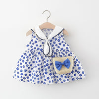 Load image into Gallery viewer, Baby Kid Girls Flower Print Dresses Wholesale 220330470
