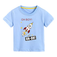 Load image into Gallery viewer, Baby Kid Big Kid Unisex Letters Cartoon Galaxy Print T-Shirts Wholesale 483211963

