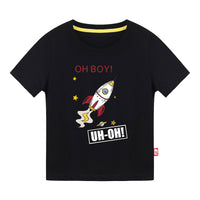 Load image into Gallery viewer, Baby Kid Big Kid Unisex Letters Cartoon Galaxy Print T-Shirts Wholesale 483211963
