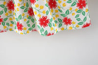 Load image into Gallery viewer, Baby Girls Flower Bow Print Dresses Wholesale 220330492
