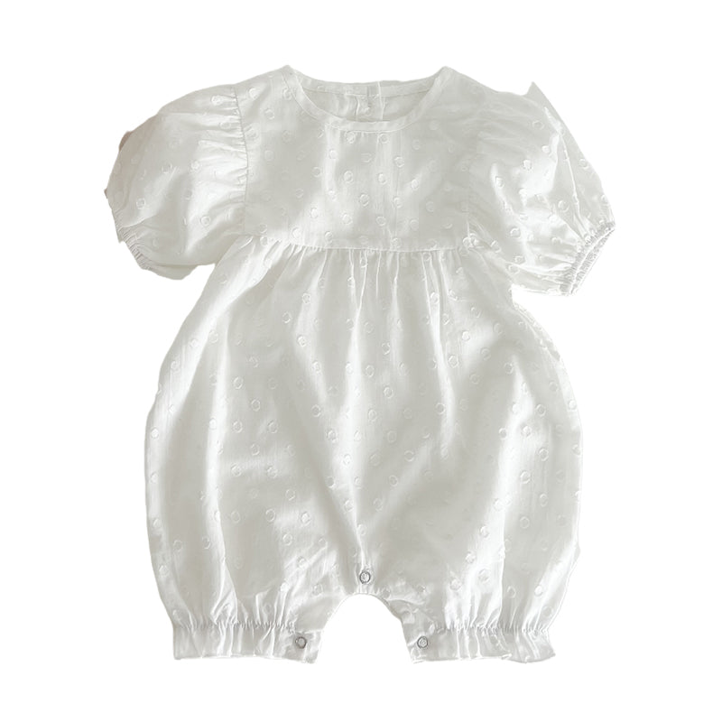 Baby Kid Unisex Solid Color Rompers And Hats Wholesale 220330499