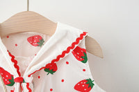 Load image into Gallery viewer, Baby Kid Girls Fruit Polka dots Print Dresses Wholesale 220330530
