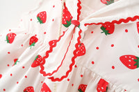 Load image into Gallery viewer, Baby Kid Girls Fruit Polka dots Print Dresses Wholesale 220330530
