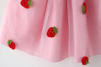 Load image into Gallery viewer, Baby Kid Girls Color-blocking Fruit Bow Lace Dresses Wholesale 220330531

