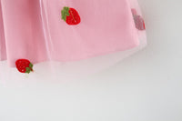 Load image into Gallery viewer, Baby Kid Girls Color-blocking Fruit Bow Lace Dresses Wholesale 220330531
