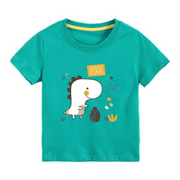 Load image into Gallery viewer, Baby Kid Big Kid Unisex Letters Dinosaur Cartoon Print T-Shirts Wholesale 306511960
