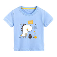Load image into Gallery viewer, Baby Kid Big Kid Unisex Letters Dinosaur Cartoon Print T-Shirts Wholesale 306511960
