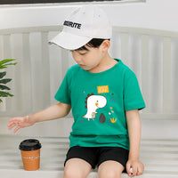 Load image into Gallery viewer, Baby Kid Big Kid Unisex Letters Dinosaur Cartoon Print T-Shirts Wholesale 306511960
