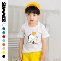 Load image into Gallery viewer, Baby Kid Big Kid Unisex Letters Dinosaur Cartoon Print T-Shirts Wholesale 306511960
