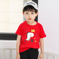 Load image into Gallery viewer, Baby Kid Big Kid Unisex Letters Dinosaur Cartoon Print T-Shirts Wholesale 306511960
