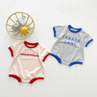Load image into Gallery viewer, Baby Kid Unisex Letters Rompers Wholesale 220330537
