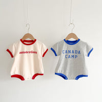 Load image into Gallery viewer, Baby Kid Unisex Letters Rompers Wholesale 220330537
