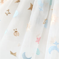 Load image into Gallery viewer, Baby Kid Girls Color-blocking Star Bow Beach Dresses Wholesale 22033054
