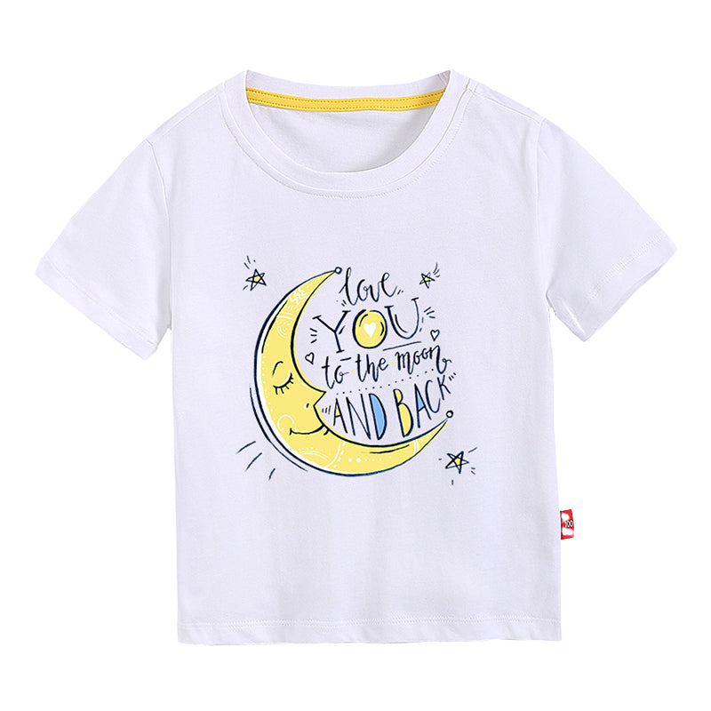 Baby Kid Boys Letters Love heart Cartoon Star Print T-Shirts Wholesale 220330547