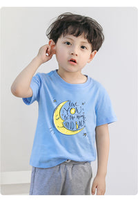 Load image into Gallery viewer, Baby Kid Boys Letters Love heart Cartoon Star Print T-Shirts Wholesale 218911955
