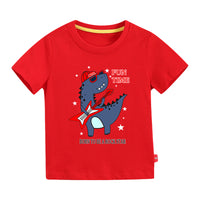 Load image into Gallery viewer, Baby Kid Big Kid Unisex Letters Dinosaur Cartoon Star Print T-Shirts Wholesale 072811954
