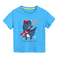 Load image into Gallery viewer, Baby Kid Big Kid Unisex Letters Dinosaur Cartoon Star Print T-Shirts Wholesale 072811954
