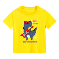 Load image into Gallery viewer, Baby Kid Big Kid Unisex Letters Dinosaur Cartoon Star Print T-Shirts Wholesale 072811954
