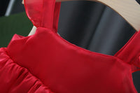 Load image into Gallery viewer, Baby Kid Girls Solid Color Bow Dresses Wholesale 220330561
