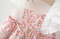 Load image into Gallery viewer, Baby Kid Girls Flower Bow Print Dresses Wholesale 220330564
