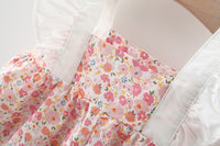 Load image into Gallery viewer, Baby Kid Girls Flower Bow Print Dresses Wholesale 220330564
