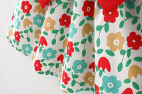 Load image into Gallery viewer, Baby Kid Girls Flower Bow Print Dresses And Hats Wholesale 220330565
