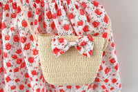 Load image into Gallery viewer, Baby Girls Flower Print Dresses Wholesale 220330575
