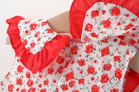 Load image into Gallery viewer, Baby Girls Flower Print Dresses Wholesale 220330575
