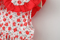 Load image into Gallery viewer, Baby Girls Flower Print Dresses Wholesale 220330575
