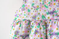 Load image into Gallery viewer, Baby Girls Flower Bow Print Dresses Wholesale 220330578
