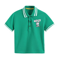 Load image into Gallery viewer, Baby Kid Boys Striped Cartoon Print Polo Shirts Wholesale 220330586
