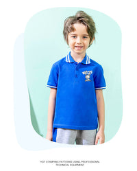Load image into Gallery viewer, Baby Kid Boys Striped Cartoon Print Polo Shirts Wholesale 220330586
