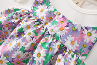 Load image into Gallery viewer, Baby Girls Flower Print Dresses Wholesale 220330591
