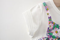 Load image into Gallery viewer, Baby Girls Flower Print Dresses Wholesale 220330591
