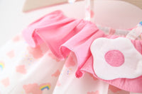 Load image into Gallery viewer, 2 Pieces Set Baby Girls Rainbow Print Tank Tops And Solid Color Shorts Wholesale 220330594
