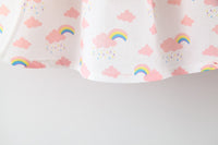 Load image into Gallery viewer, 2 Pieces Set Baby Girls Rainbow Print Tank Tops And Solid Color Shorts Wholesale 220330594
