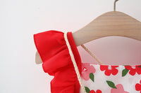 Load image into Gallery viewer, Baby Girls Flower Print Dresses And Bag Wholesale 220330606
