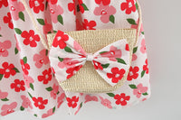 Load image into Gallery viewer, Baby Girls Flower Print Dresses And Bag Wholesale 220330606
