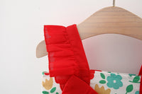 Load image into Gallery viewer, Baby Girls Color-blocking Flower Bow Print Dresses Wholesale 220330610
