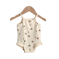 Load image into Gallery viewer, Baby Girls Fruit Plant Print Rompers Wholesale 220330615
