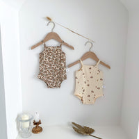 Load image into Gallery viewer, Baby Girls Fruit Plant Print Rompers Wholesale 220330615
