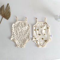 Load image into Gallery viewer, Baby Girls Fruit Plant Print Rompers Wholesale 220330615
