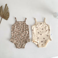 Load image into Gallery viewer, Baby Girls Fruit Plant Print Rompers Wholesale 220330615
