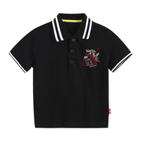 Load image into Gallery viewer, Baby Kid Boys Letters Cartoon Print Polo Shirts Wholesale 220330622
