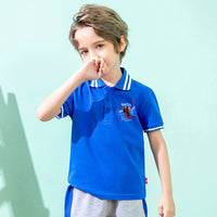Load image into Gallery viewer, Baby Kid Boys Letters Cartoon Print Polo Shirts Wholesale 220330622
